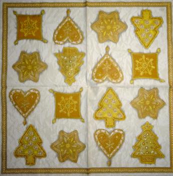 057 Christmas Tree - 3-ply (cream) - Ihr